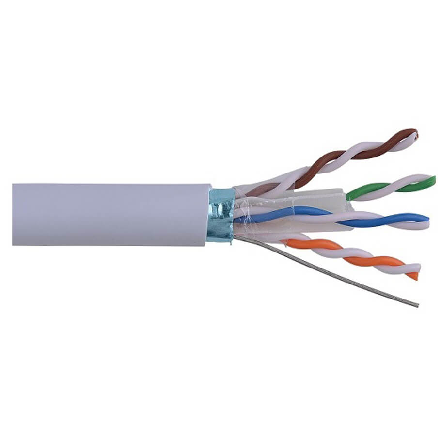 Cáp mạng VCOM Cat5E FTP vỏ PVC thùng 305m (L524003)